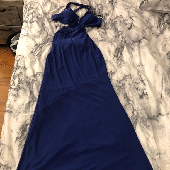 Blue Long Dress - Picture 2 of 5